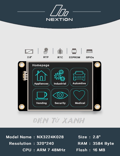Nextion NX3224K028