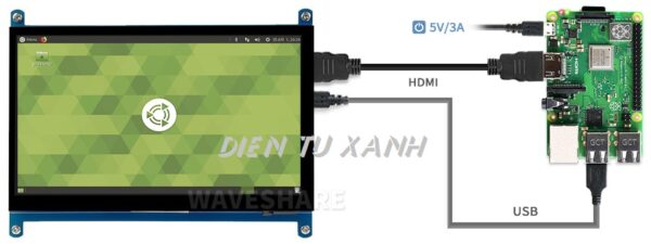 Waveshare 7inch HDMI LCD 1024×600