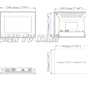 Weintek LCD TK6071iP HMI 7 Inch