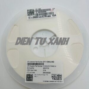 Tụ gốm dán 100nf 0603 X7R 50V YAGEO (Reel)